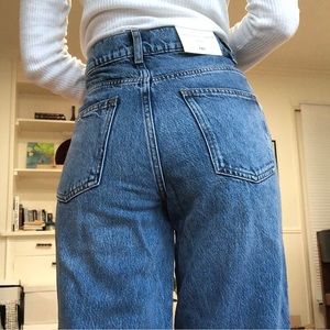 Zara 90’s Full Length Jeans in Brad Blue